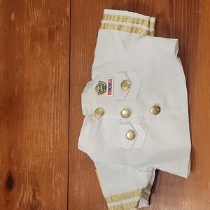 Build-A-Bear White‎ Military Officer Shirt